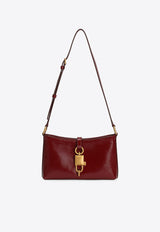 Lock Leather Shoulder Bag