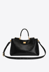Vittoria Leather Top Handle Bag