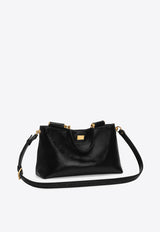 Vittoria Leather Top Handle Bag