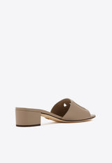 Bianca 40 DG Leather Mules