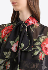 Silk Floral Blouse