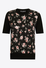 Silk Floral Top