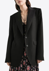 Single-Breasted Wool Blazer