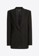 Single-Breasted Wool Blazer