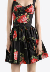 Floral-Printed Midi Skirt