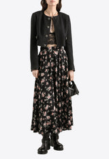 Floral-Printed Maxi Skirt