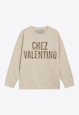 Logo-Printed Crewneck Sweatshirt
