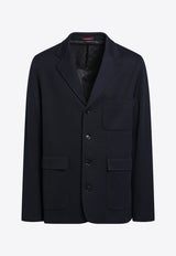 Single-Breasted Buttoned Blazer