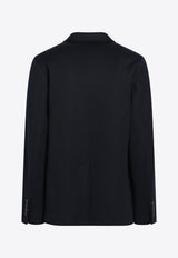 Single-Breasted Buttoned Blazer
