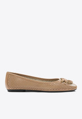 Perforated Ballet Flats