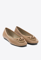 Perforated Ballet Flats
