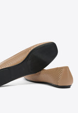 Perforated Ballet Flats