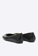 Perforated Ballet Flats