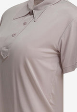 Maison Margiela Buttoned Polo T-shirt Pink S51GL0066M20171361_1d2c9c99-0f35-4007-bb2c-4d415df402f3