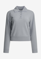 Maison Margiela Wool Polo Knit Sweater Light Blue S51GL0068M13225500_46d202cc-4313-40eb-8065-81c3c9ac2163