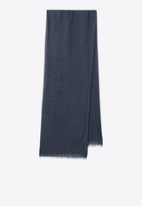 Cashmere-Blend Fringed Scarf