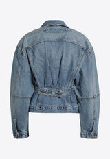 Jacquemus  De-Nîmes Denim Jacket  Blue JAW00027AD00038/S_JACQM-33C