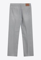 Prada Washed Straight-Leg Jeans Gray GFP545OOO18NF/S_PRADA-F01AY