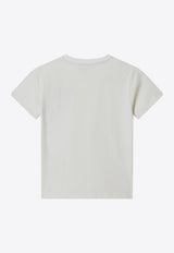 Golden Goose DB Kids Boys Graphic Print T-shirt White GKP02441P002432/S_GOLDE-11560