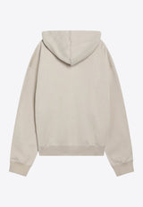 Jacquemus Gros Grain Zip-Up Hooded Sweatshirt Beige HOM00257AJ00126/S_JACQM-150