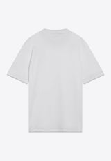 Brunello Cucinelli Layered Logo T-shirt White M0B137451GCO/S_CUCIN-CW787