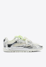Laminated Low-Top Sneakers