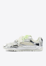 Laminated Low-Top Sneakers