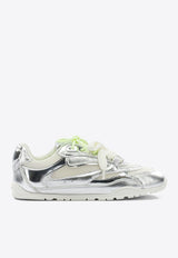 Laminated Low-Top Sneakers