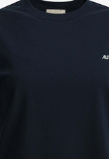 Autry Logo Embroidered T-shirt Blue TSPW007B_7350b674-1741-431d-ae61-53f3eda899ce