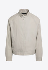 Prada High-Neck Zip-Up Jacket Sand SGD086OOO19AM/S_PRADA-F0036