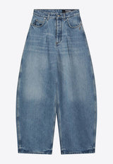 Jacquemus De-Nîmes Ovalo Denim Pants Blue PAW00609AD00038/S_JACQM-33C