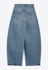 Jacquemus De-Nîmes Ovalo Denim Pants Blue PAW00609AD00038/S_JACQM-33C