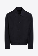 Prada Shirt-Style Collar Buttoned Jacket Blue SGD124OOO17LK/S_PRADA-F0008