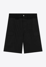 Wool-Blend Cargo Bermuda Shorts