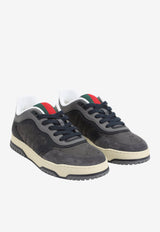 Re-Web Leather Low-Top Sneakers