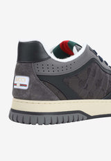 Re-Web Leather Low-Top Sneakers