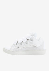 Curb Oversized-Laces Low-Top Sneakers