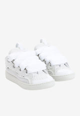Curb Oversized-Laces Low-Top Sneakers