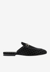 Princetown Horsebit Velvet Mules