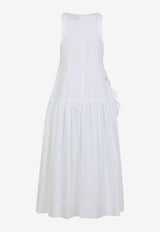 Rosette Tapered Midi Dress