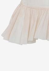 Sheer Ballet Peplum Top