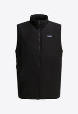 Logo-Patched Zip-Up Vest
