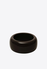 The Frankie Shop Glossy Chunky Bangle Bracelet Brown JEFS21164RE/R_THE-201