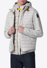 Parajumpers Quilted Zip-Up Vest  Gray 26SMPMPUSL01NY/S_PARA-0269