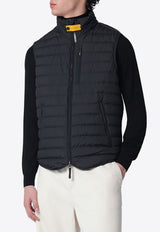 Parajumpers Quilted Zip-Up Vest  Black 26SMPMPUSL01NY/S_PARA-0541
