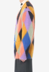 Wool-Blend Buttoned Cardigan