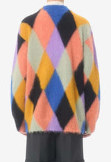 Wool-Blend Buttoned Cardigan