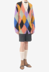 Wool-Blend Buttoned Cardigan