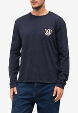 Logo-Embroidered Crewneck Sweatshirt