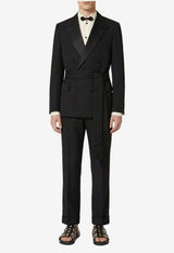 Logo-Embroidered Straigh-Leg Pants